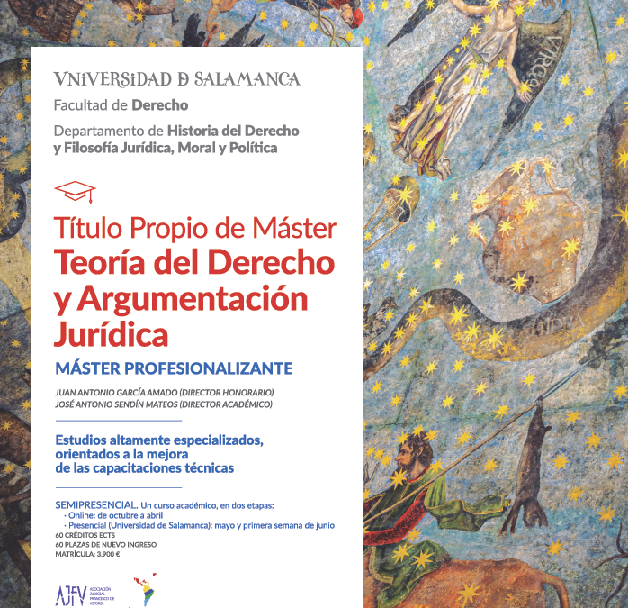 Plática «Título Propio de Máster en Teoría del Derecho y Argumentación Jurídica de la Universidad de Salamanca».