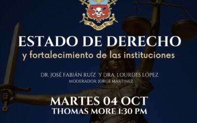 Panel «Estado de Derecho y fortalecimiento de las instituciones».