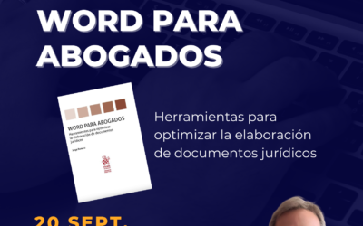 Presentación del libro. Word para abogados