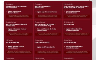 Seminario “Innovaciones del código nacional de procedimientos civiles y familiares»