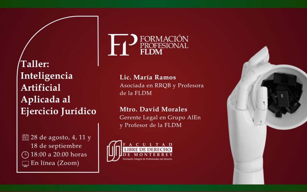 Taller en Línea: Inteligencia Artificial Aplicada al Ejercicio Jurídico